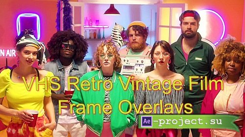 Videohive - VHS Retro Vintage Film Frame Overlays 54816526 - Project For Final Cut & Apple Motion