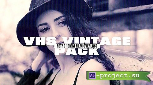 Videohive - Edit VHS Vintage And Retro 16mm Film Overlays 54820177 - Project For Final Cut & Apple Motion