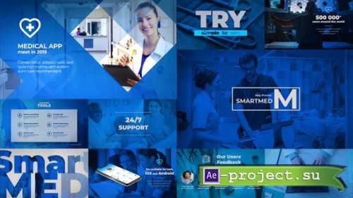 Videohive - Medical App - Telemedicine Healthcare Service - 22896158 - Project for After Effects