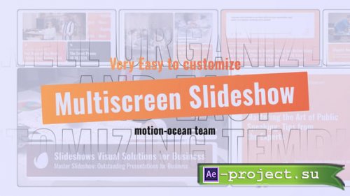 Videohive - Commercial Multiscreen Slideshow - 53103201 - Project for After Effects