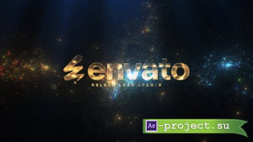 Videohive - Golden Logo Reveal - 54595320 - Project for After Effects