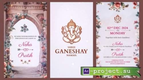 Videohive - Traditional Indian Wedding Invitation - 54605414 - Project for After Effects