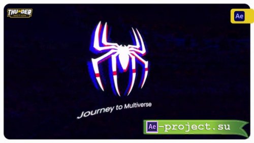 Videohive - Journey to Multiverse - Glitch Logo Reveal - 54605584 - Project for After Effects