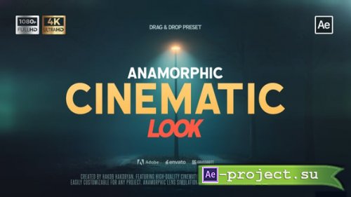 Videohive - Anamorphic Cinematic Look - 54591266 - Project for After Effects