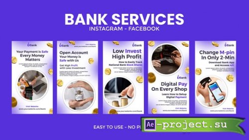 Videohive - Bank Services Instagram Stories - 54608139 - Project for After Effects