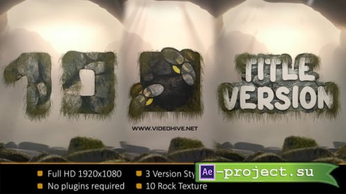 Videohive - Moss Grass Stone Countdown - 54620130 - Project for After Effects