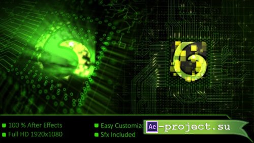 Videohive - Tech Logo Intro - 21875179 - Project for After Effects