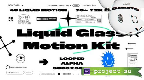 Videohive - Liquid Glass Motion Kit - 54650828 - Project for After Effects