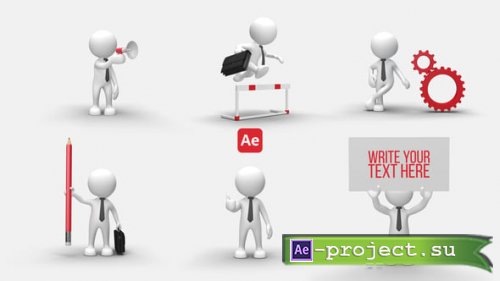 Videohive - 3D People Animations 4 - 54670119 - Project for After Effects