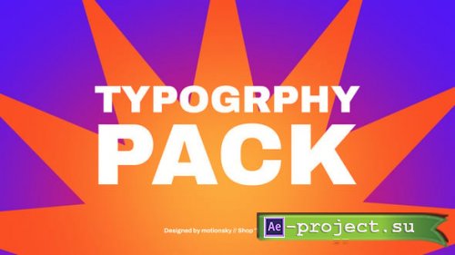 Videohive - 9 Typography Clearance Pack | After Effects - 54657321 - Project for After Effects