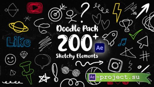 Videohive - Doodle Pack - 54687058 - Project for After Effects