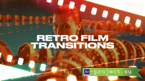 Videohive - Retro Film Transitions - 54691982 - Project for After Effects