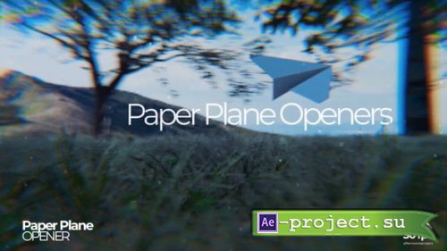 Videohive - Paper Plane Opener - 54694778 - Project for After Effects