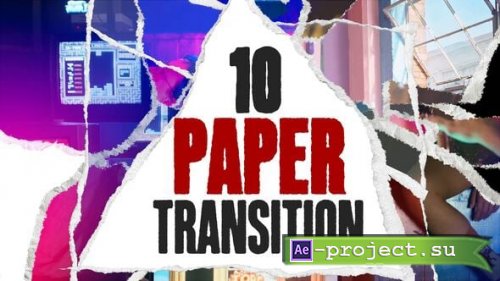 Videohive - Paper Transition V3 - 54671153 - Project for After Effects