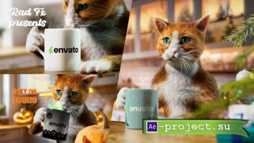 Videohive - The Drinking Cat - 54729059 - Project for After Effects