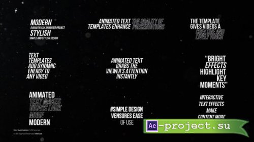 Videohive - Text Animation 6.0 | After Effects - 54746801 - Project for After Effects