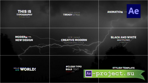 Videohive - Dynamic Glitch Titles And Text Animation / Ae -  54756733 - Project for After Effects