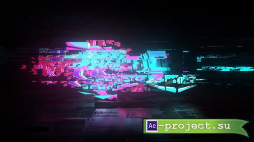 Videohive - Cyberpunk Glitch Logo Reveal - 54756422 - Project for After Effects