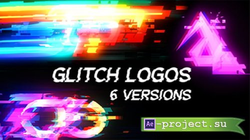 Videohive - Glitch Logos - 54756620 - Project for After Effects