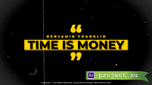 Videohive - Typography Quotes - 54760542 - Project for After Effects