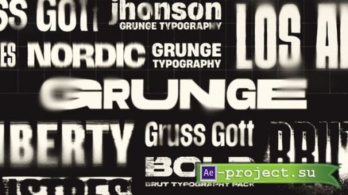 Videohive - Grunge Titles - 54783674 - Project for After Effects