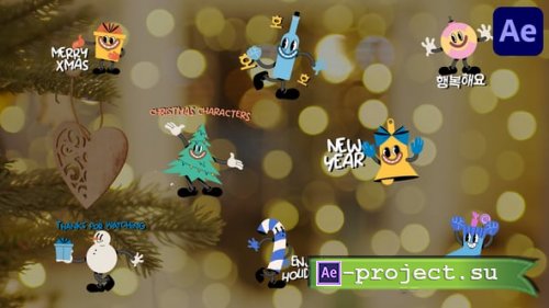 Videohive - Christmas Characters Titles for After Effects - 54791263 - Project for After Effects