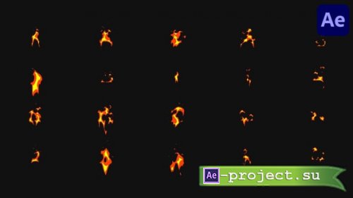 Videohive - Fire Font Constructor for After Effects - 54813918 - Project for After Effects