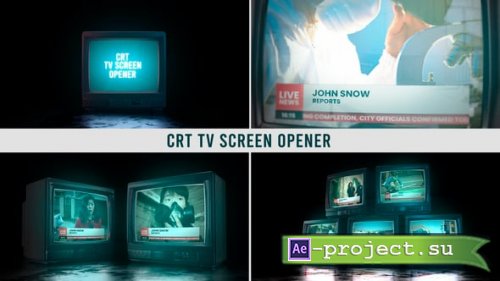 Videohive - CRT TV Screen Opener - 54769984 - Project for After Effects