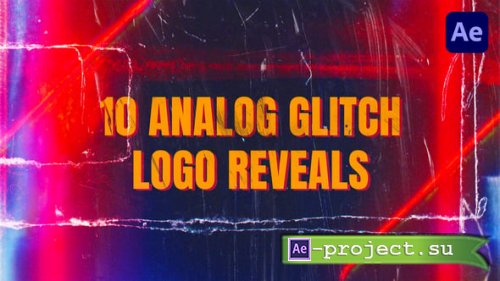 Videohive - Analog Glitch Logos - 54693848 - Project for After Effects