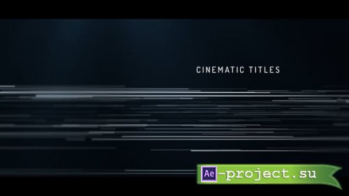 Videohive - Cinematic Titles - 54799562 - Project for After Effects