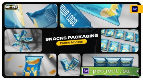 Videohive - Snacks Packaging Promo Mockup - 54818429 - Project for After Effects