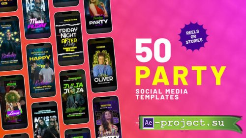 Videohive - Party Flyers Instagram Stories - 54822367 - Project for After Effects