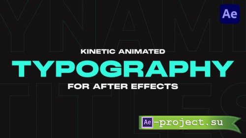 Videohive - Kinetic Title Pack - 54840857 - Project for After Effects