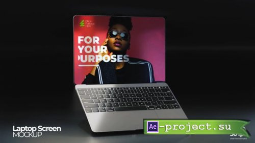 Videohive - Dynamic Laptop Screen Display Mockup - 54831361 - Project for After Effects