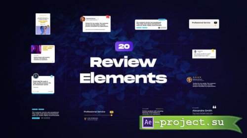 Videohive - Review & Rating Elements - 54876919 - Project for After Effects