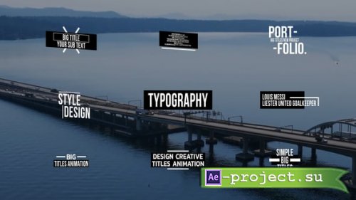 Videohive - Big Titles | AE - 54854976 - Project for After Effects