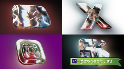 Videohive - Glass Video Logo Reveal - 54874887 - Project for After Effects