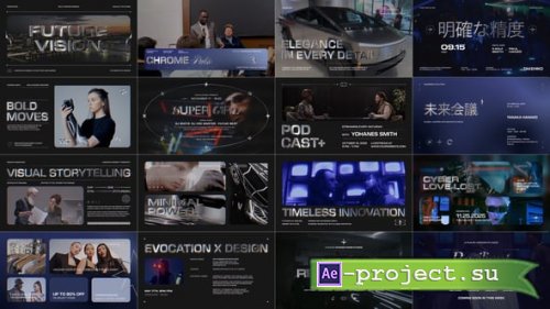 Videohive - Modern Chrome Typography - 54871264 - Project for After Effects