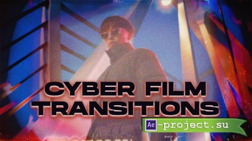 Videohive - Cyber FIlm Transitions | After Effects - 54875389 - Project for After Effects