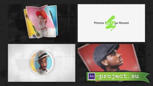 Videohive - Photos Flip Logo Reveal - 54898693 - Project for After Effects