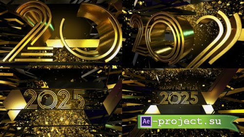 Videohive - Happy New Year Greetings 2025 - 54904857 - Project for After Effects