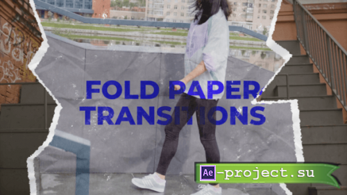 Videohive - Fold Paper Transitions - 54905541 - Project for After Effects