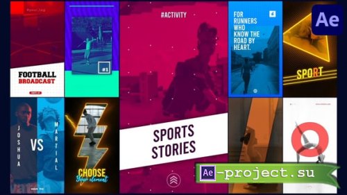 Videohive - Sports Social Media Stories for After Effects - 54903733 - Project for After Effects