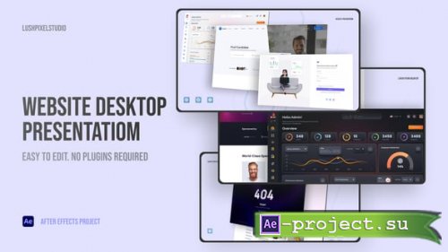 Videohive - Minimal Website Presentation - 54907866 - Project for After Effects