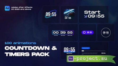 Videohive - Countdown & Timers Pack - 54918982 - Project for After Effects