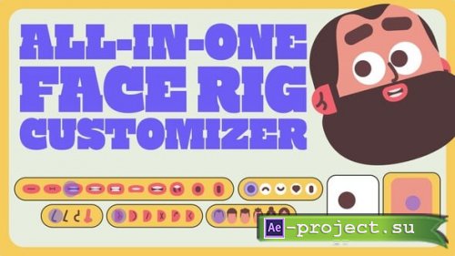 Videohive - All-In-One Face Rig Customizer - 54863198 - Project for After Effects