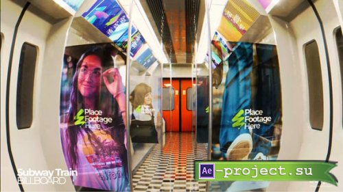 Videohive - Subway Train Billboard Mockup - 54958240 - Project for After Effects