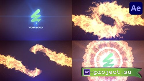 Videohive - Fire Twist Logo Reveal for After Effects - 54946820 - Project for After Effects