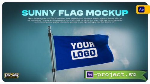 Videohive - Sunny Flag Mockup - 54918919 - Project for After Effects