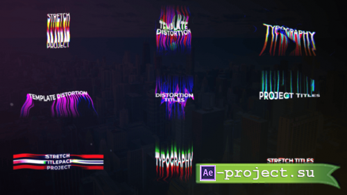 Videohive - Distortion Titles - 55028254 - Project for After Effects